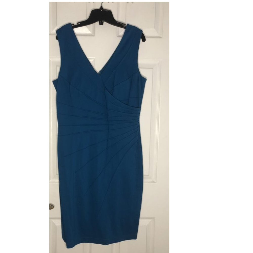 Blue (Teal) Dress, Le Chateau, XXL